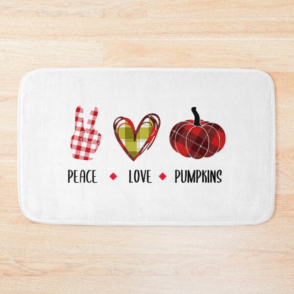 Item preview, peace love pumpkin (plaid) designed and sold by AdelDa19.