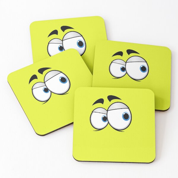 Item preview, Funny face tired expression cartoon eyes designed and sold by AnujShah7.