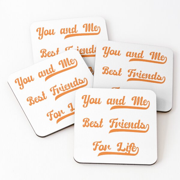 Item preview, You And Me Best friends For Life: Retro Orange designed and sold by aventi24.