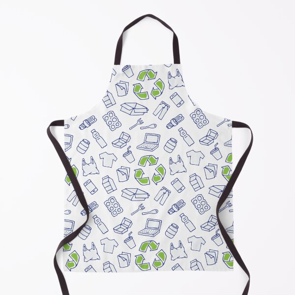 Item preview, Recyclable things hand drawn pattern designed and sold by AleksOrel.