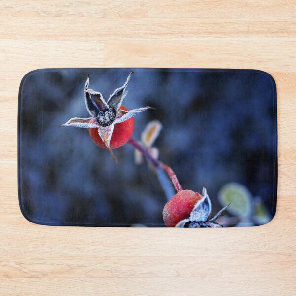 Item preview, Rose hip with snow designed and sold by miljuvarghese.
