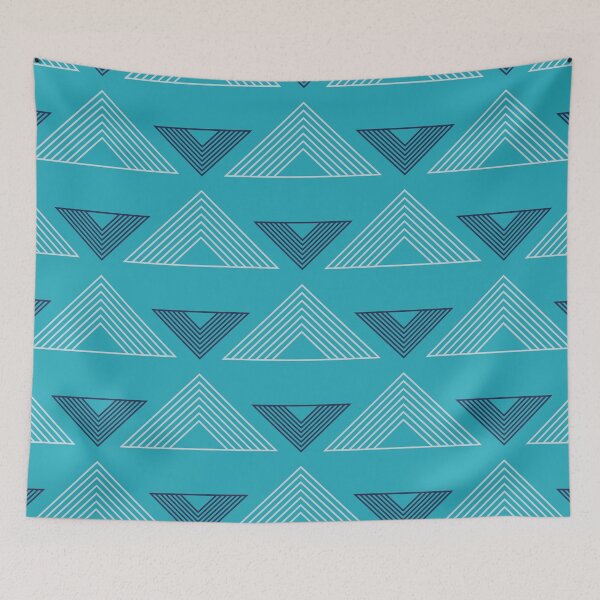 Item preview, Blue Triangle Lilim Geometric Design designed and sold by shadowbright.