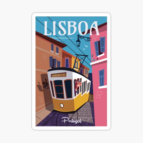 Artikel-Vorschau von Lissabon-Plakat, designt und verkauft von GAGodel.