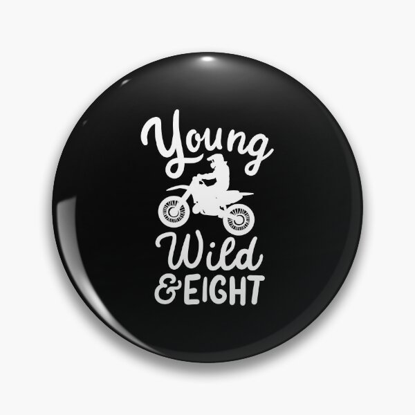 Item preview, 8th Birthday Young Wild & Eight Gift for Turning 8 designed and sold by haselshirt.