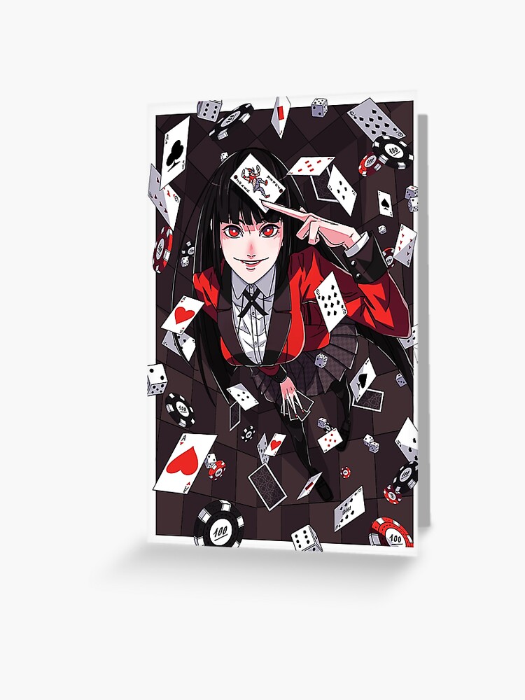 Kakegurui - Yumeko Jabami cards anime Greeting Card for Sale by