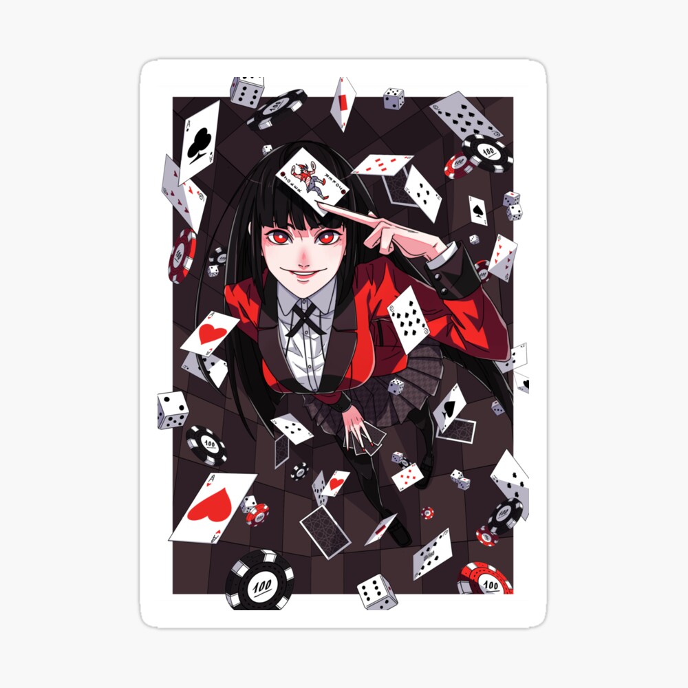 Anime Poker Cards Kakegurui Compulsive Gambler Playing Cards 