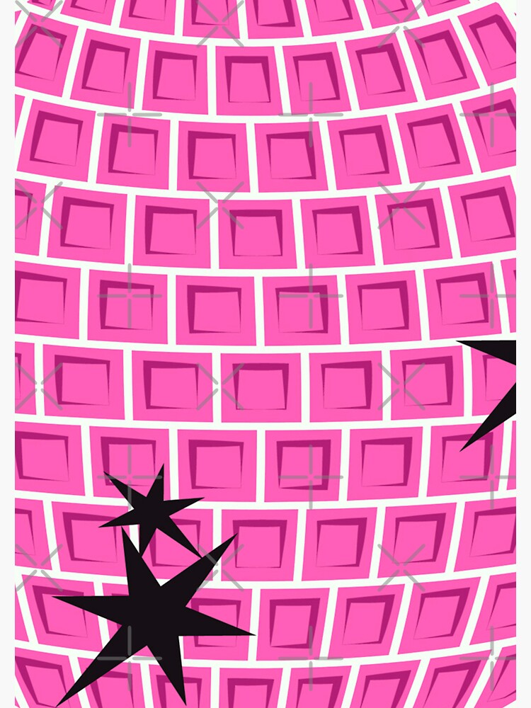 "Pink Brick Road" Sticker by xeenomania Redbubble