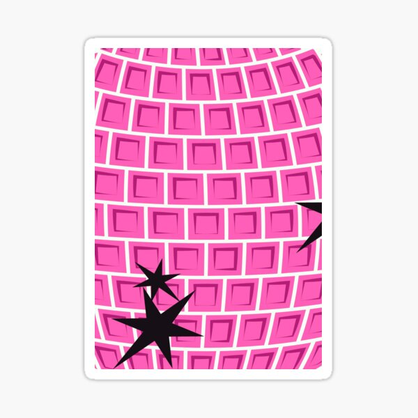 "Pink Brick Road" Sticker by xeenomania Redbubble