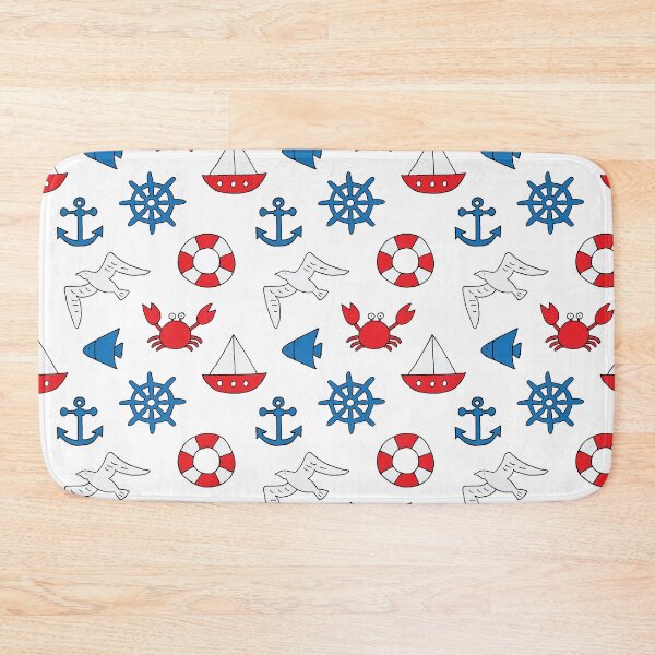 Item preview, Aquatic theme seamless pattern designed and sold by AleksOrel.
