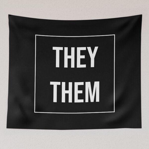 Item preview, They them pronouns box designed and sold by flowerblossoms.