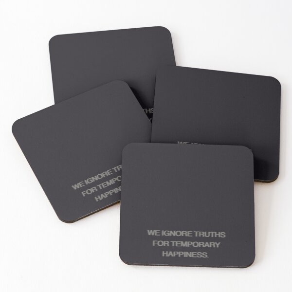 Item preview, We Ignore Truths For Temporary Happiness designed and sold by glitteredgold.