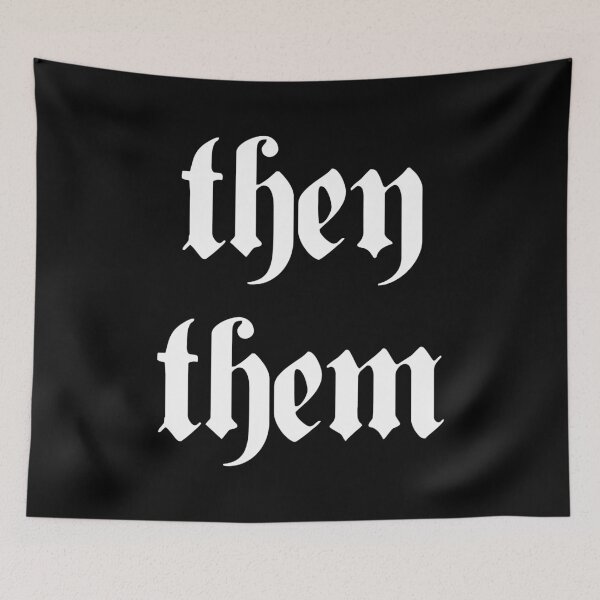 Item preview, They them pronouns designed and sold by flowerblossoms.
