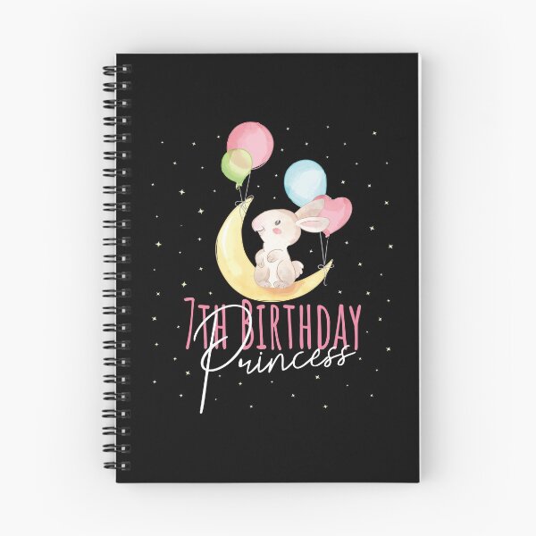 Item preview, 7th Birthday Princess Girl 7 Years Old Rabbit Lover B-Day design designed and sold by Grabitees.