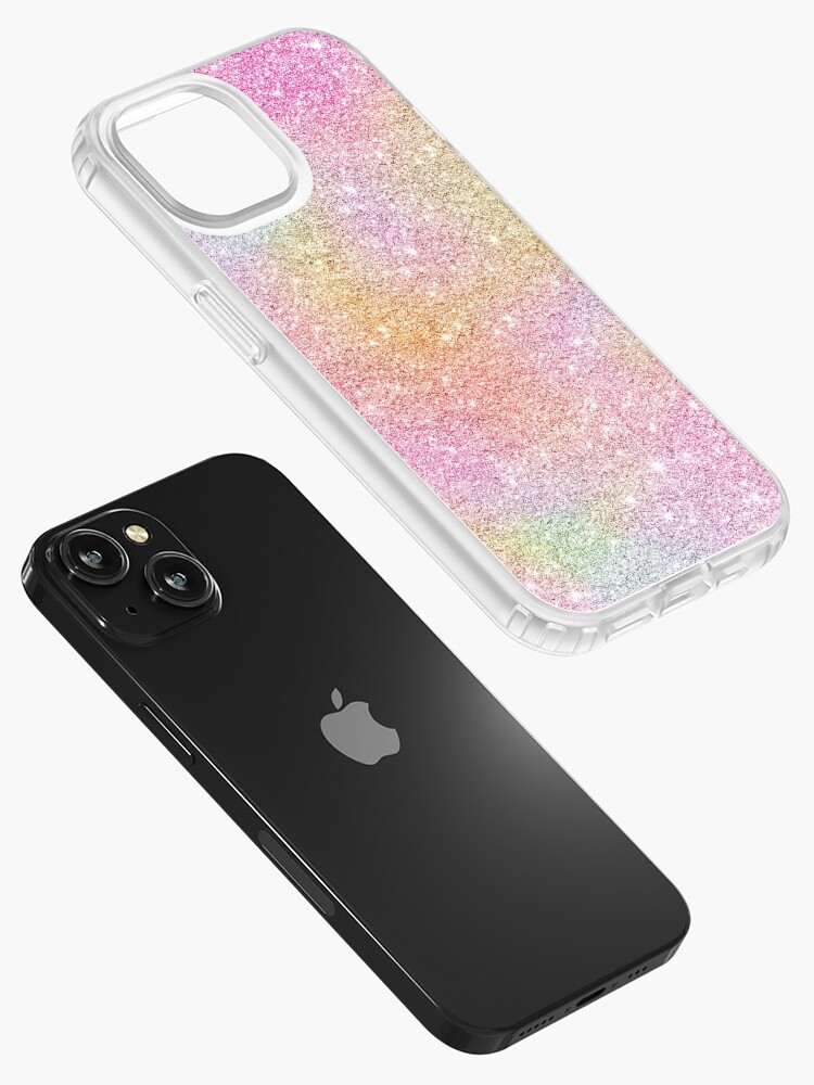 Unicorn glitter pink rose gold rainbow holographic Case-Mate iPhone case