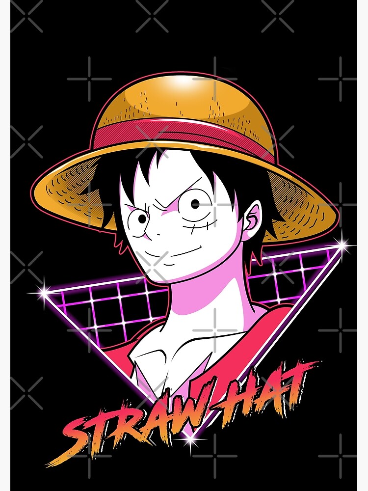 "Straw Hat Luffy" Poster by RandomApparel Redbubble