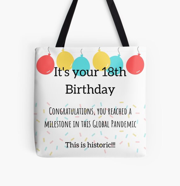 Life Begins at 18 - 18th birthday, Debutante Tote Bag for Sale by  BestFindsGifts