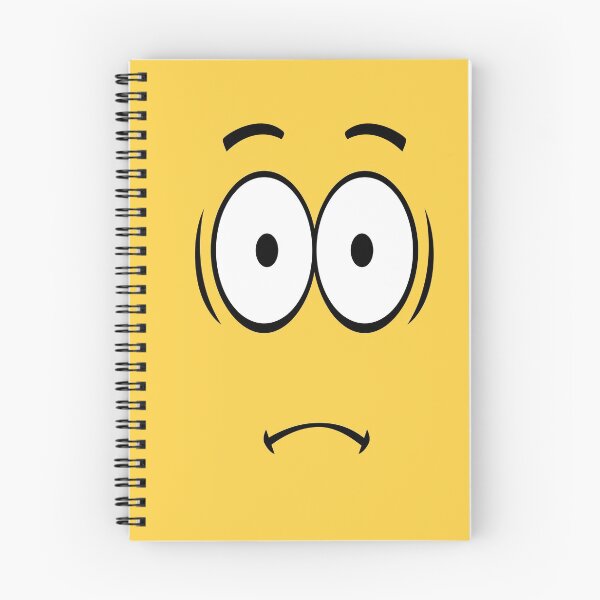 Item preview, Funny scared face expression cartoon illustration designed and sold by AnujShah7.
