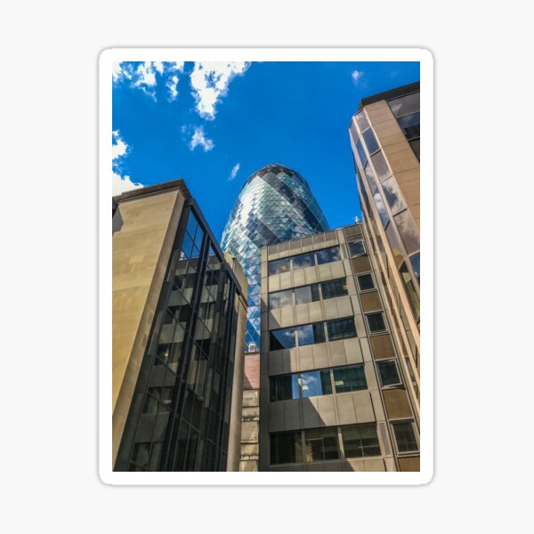 The peering gherkin Sticker