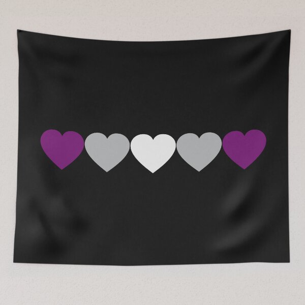 Item preview, Graysexual Hearts designed and sold by asexualowls.