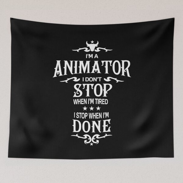 Item preview, Animator T Shirt - I Don't Stop Gift Item designed and sold by bornmedia.