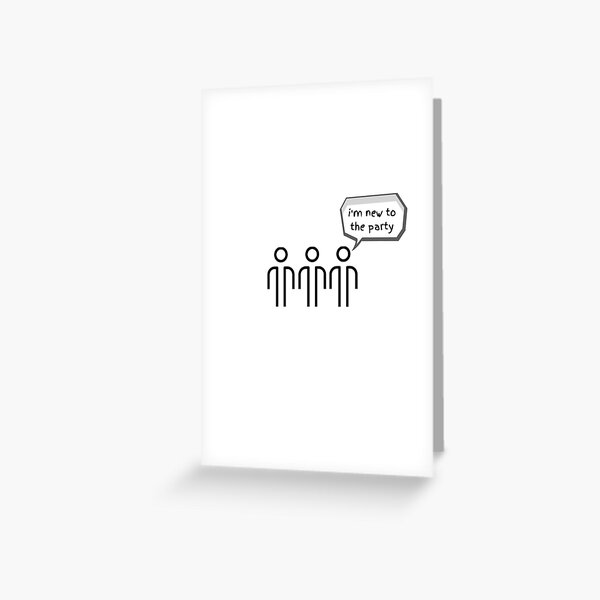 I'm new to the throupe party. Polyamory Greeting Card