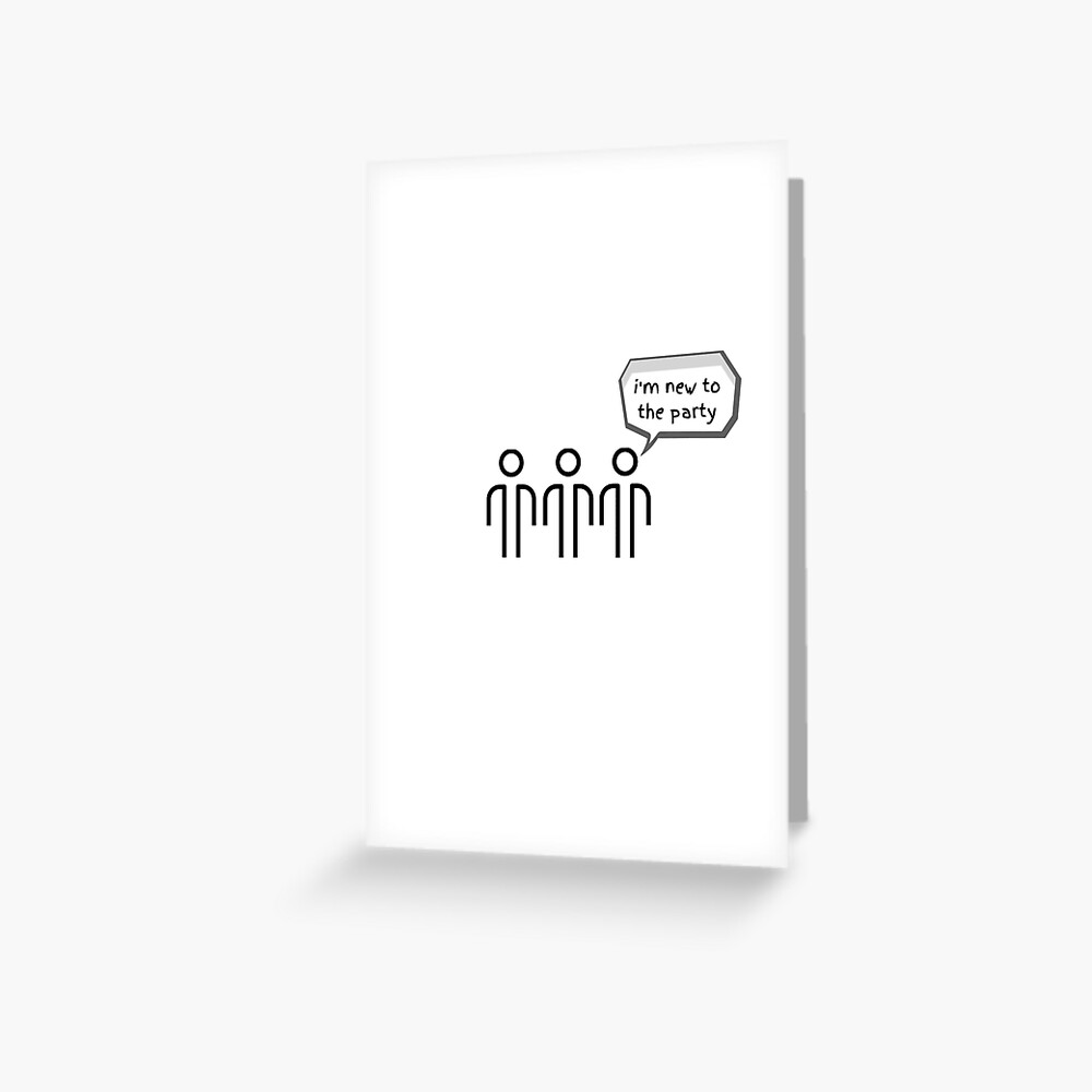 I'm new to the throupe party. Polyamory Greeting Card