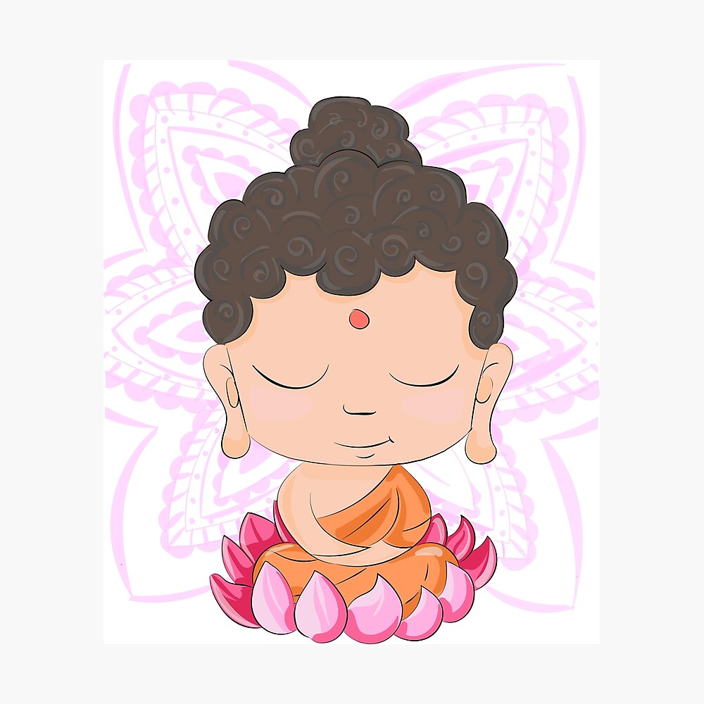 Cute cartoon buddha Cute cartoon buddha
