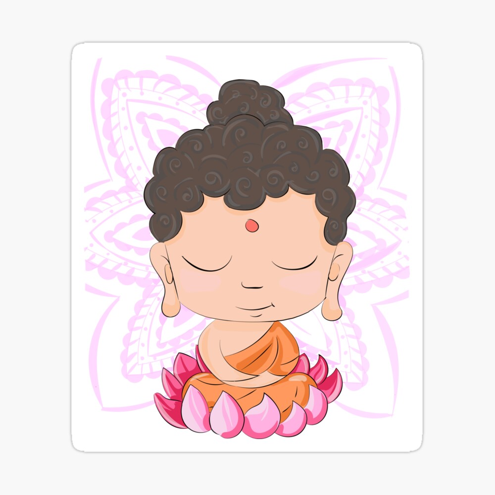 Cute cartoon buddha Cute cartoon buddha