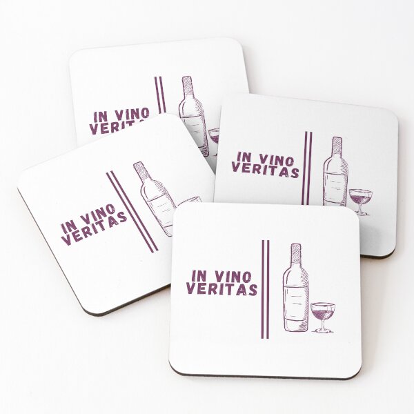 Item preview, in vino veritas designed and sold by FedoraDesign.