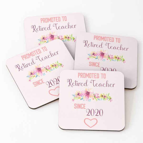 Item preview, Promoted to retired teacher since 2020 Retiring Teacher, Women Quarantine 2020, Teacher Appreciation,Gift For Teacher,Teacher Retirement Gift  designed and sold by aminosile.