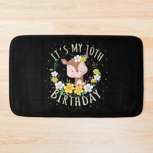Item preview, It's My 10th Birthday Princess Girl 10 Years Old Deer Lover graphic designed and sold by Grabitees.