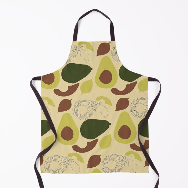 Item preview, Warm beige avocado green fruit pattern gift design designed and sold by Michael Schmidt.