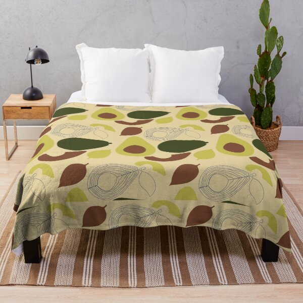Item preview, Warm beige avocado green fruit pattern gift design designed and sold by Michael Schmidt.