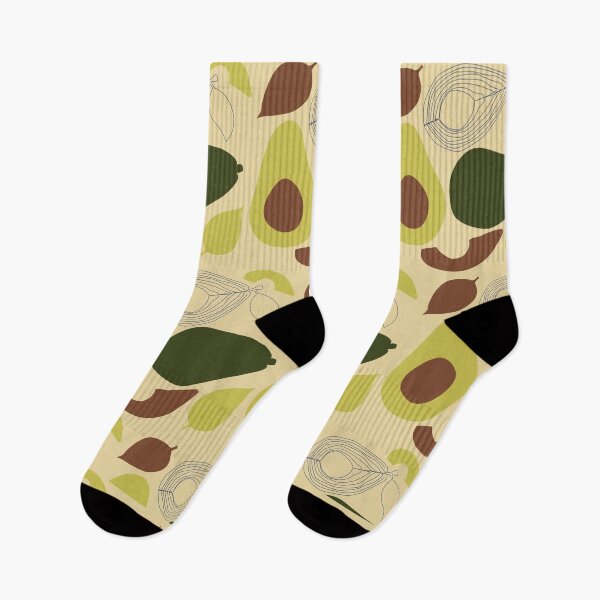 Item preview, Warm beige avocado green fruit pattern gift design designed and sold by Michael Schmidt.