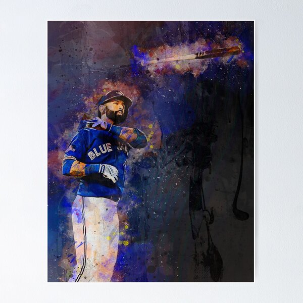 Item preview, Bautista Jays Bat Flip Mixed Media designed and sold by Pixel Drip.