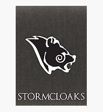 Stormcloak poster Photographic Print