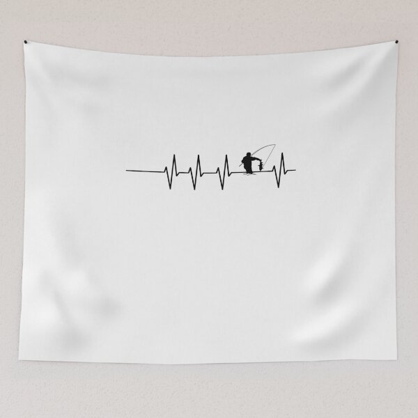 Item preview, Angler fisherman heartbeat EGK heart rate designed and sold by lsvds.