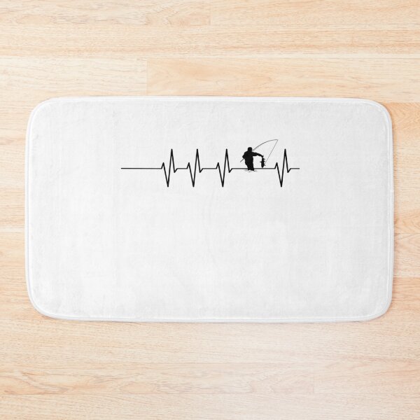 Item preview, Angler fisherman heartbeat EGK heart rate designed and sold by lsvds.