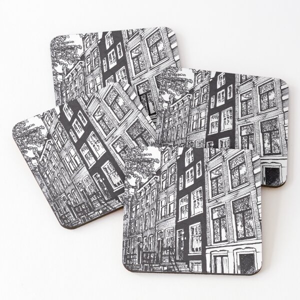 Item preview, Typical Amsterdam street in Netherlands designed and sold by hendrikjan1958.