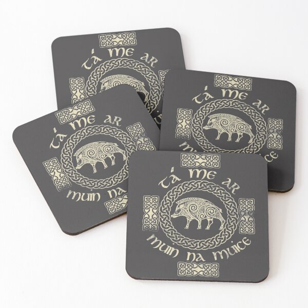Item preview, Gaelic Quotes I'M ON THE PIG'S BACK Celtic Irish Knots  designed and sold by TopTeeShop.
