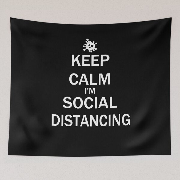 Item preview, Keep Calm Im Social Distancing designed and sold by CoolApparelShop.