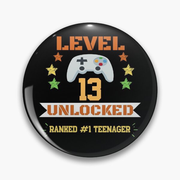 Item preview, Thirteen teenager. Gamer birthday boy designed and sold by HaychGee.