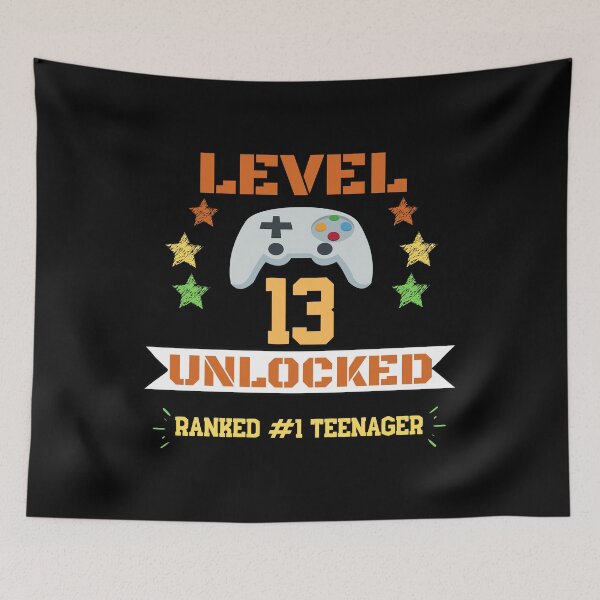 Item preview, Thirteen teenager. Gamer birthday boy designed and sold by HaychGee.