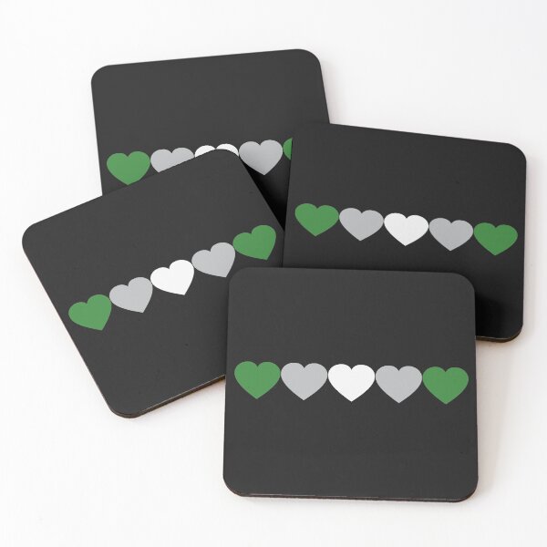 Item preview, Grayromantic Hearts designed and sold by asexualowls.