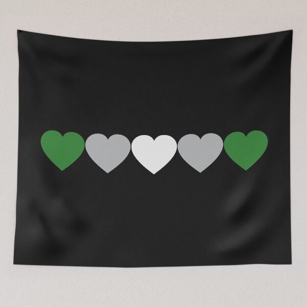 Item preview, Grayromantic Hearts designed and sold by asexualowls.