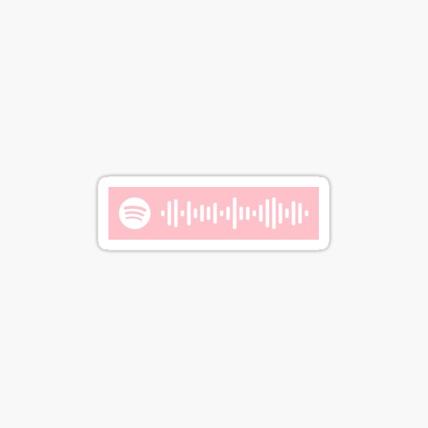 Pretty Girl Clairo Spotify Song Code Sticker By Crazyboltshop Redbubble - pretty girl clairo roblox id
