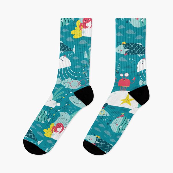 Item preview, Underwater marine life fishes characters designed and sold by Angela Sbandelli.