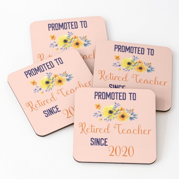 Item preview, Promoted to retired teacher since 2020 Retiring Teacher, Women Quarantine 2020, Teacher Appreciation,Gift For Teacher,Teacher Retirement Gift  designed and sold by aminosile.