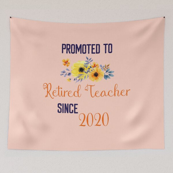 Item preview, Promoted to retired teacher since 2020 Retiring Teacher, Women Quarantine 2020, Teacher Appreciation,Gift For Teacher,Teacher Retirement Gift  designed and sold by aminosile.