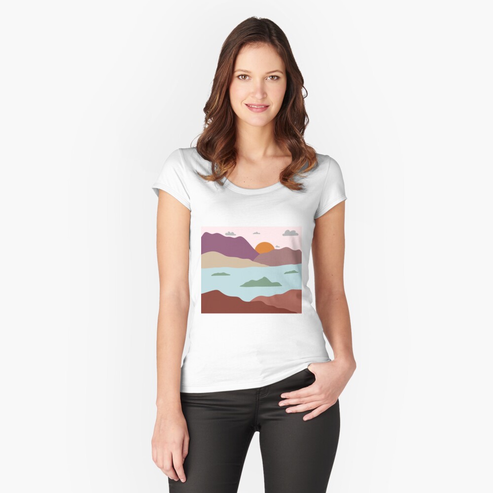 Item preview, T-shirt échancré designed and sold by LaetiArts.